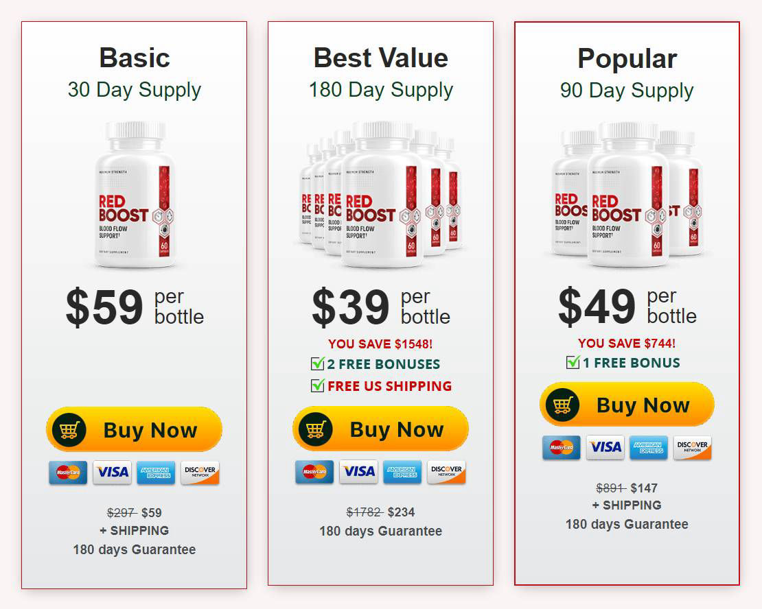 Order Red Boost best pricing